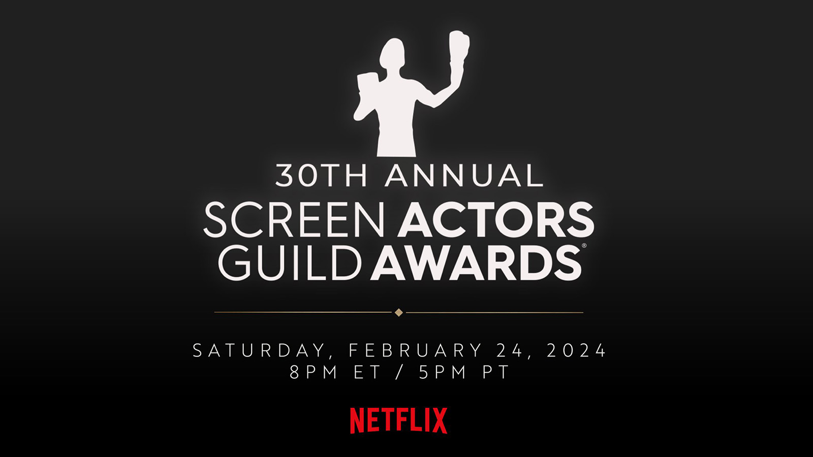 2024 Screen Actors Guild (SAG) Awards printable ballot The Gold