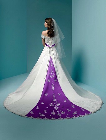 Purple wedding dress-Knitting Gallery