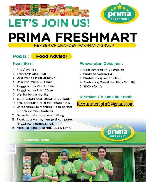 Walk In Interview Prima Fresh Mart Lowongankerja Net