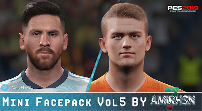 PES 2019 Mini Facepack Vol 5 by Amir.Hsn7