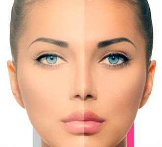 Face Under Youthful Skin Treatment Symbolic View