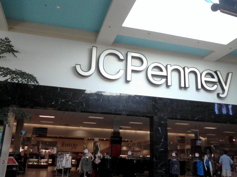 Obviously JCPenney's mall entrance facade has been updated, too. Photo ...