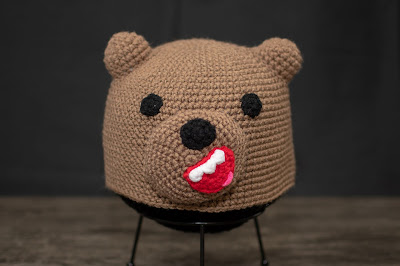 We Bare Bears Grizz Hat - Free Crochet Pattern