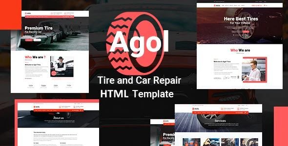 Tire and Car Repair website Template 