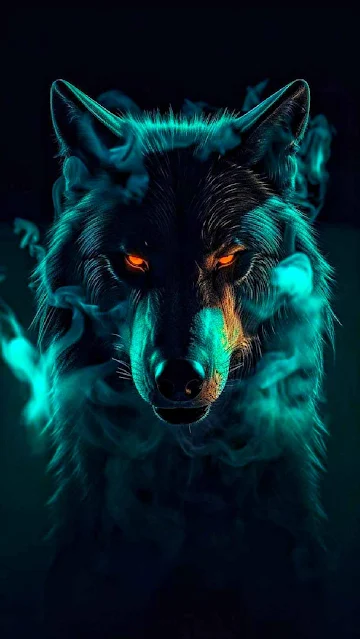 Wolf, Animal, Artwork, Dark