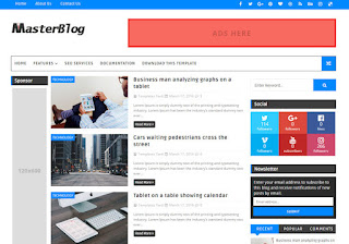 Master Blog Blogger Template