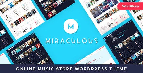 Miracious v1.2 - Chủ đề WordPress cửa hàng âm nhạc trực tuyến