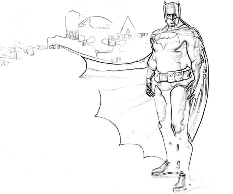 Batman Printable Coloring Pages