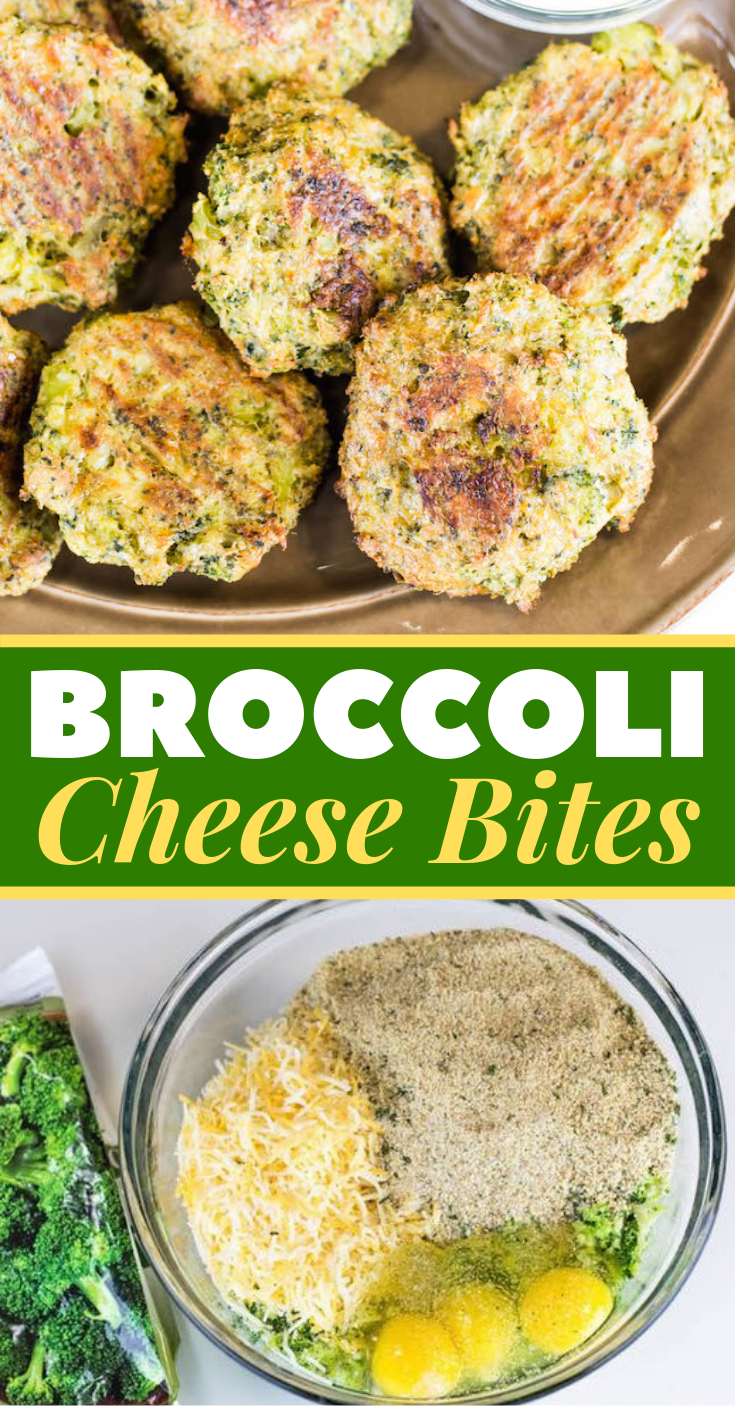 Broccoli Cheese Bites #healthyrecipes #schoolsnack