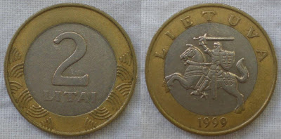 lithuania-2litai-1999