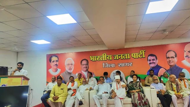 लोकतंत्र सेनानी हमारी धरोहर:–गौरव सिरोठिया जिला अध्यक्ष भाजपा    भाजपा ने किया लोकतंत्र सेनानियों का सम्मान