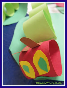 photo of: Kindergarten Caterpillar Craftivity for Hungry Caterpillar (via RainbowsWithinReach) 