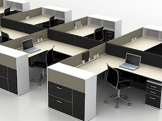 gambar Meja Kantor ruangan besar