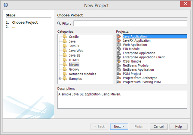 crear un proyecto spring maven