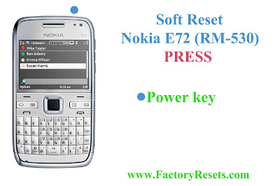 Soft Reset Nokia E72 (RM-530)