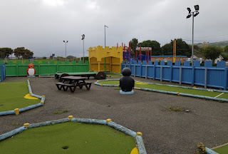 Crazy Golf course at Pontins Prestatyn Sands Holiday Park