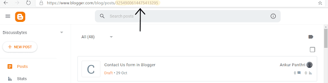 how to find blogger ID