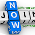 Different ways of joining sentences