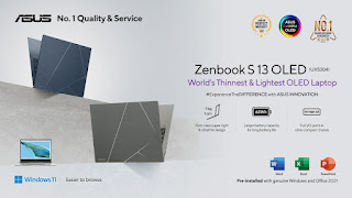 ASUS ZenBook S13 OLED UX5304, Performa Optimal dan Ramah Lingkungan