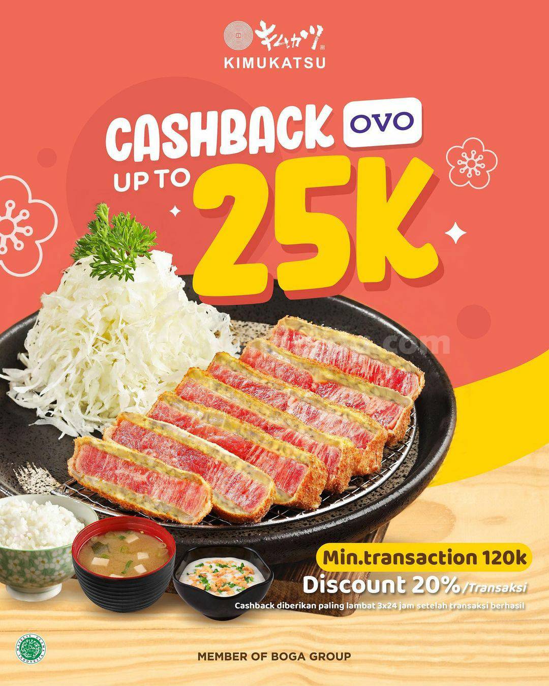 Promo KIMUKATSU Cashback hingga Rp. 25.000 dengan OVO