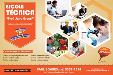 Cartaz_Cursos_Técnicos_Jairo_Grossi_Raul_Soares_FINAL