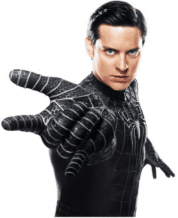 Tobey Maguire de negro