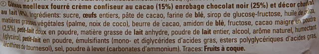 Yes - Nestlé - Gâteau - Yes Cacao ingrédients - Génoise - Dessert - Souvenir années 80 -