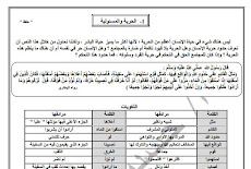 افضل مذكرة لغة عربية للصف السادس الابتدائى ترم ثانى 2017 مستر حسين الامير