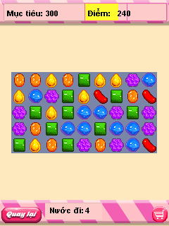 Mobile game - Candy crush: Saga screenshots. Gameplay Candy crush: Saga