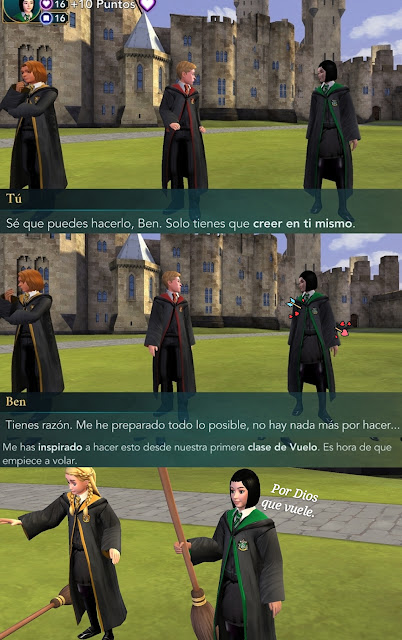 Hogwarts Mystery fotonovela ben volador