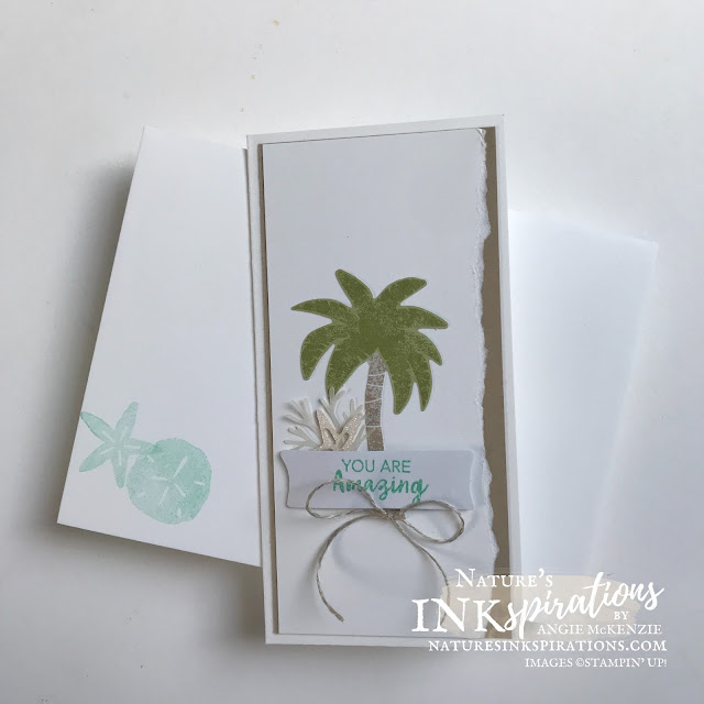 By Angie McKenzie for Crafty Collaborations Kits Collection Blog Hop; Click READ or VISIT to go to my blog for details! Featuring the A Little Smile Card Kit and Timeless Tropical Stamp Set by Stampin' Up!; #justbecausecards #thankyoucards #randomactofkindnesscards #minislimlinecards #stamping #cardkits #kitscollectionbloghop  #timelesstropicalstampset #20212022annualcatalog #simplestamping #multiplecardsmadeeasy #naturesinkspirations #makingotherssmileonecreationatatime #cardtechniques #stampinup #stampinupink #handmadecards