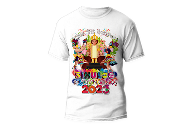 Sinulog T-shirt Mock up White