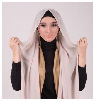 Tutorial Hijab Kalung Pilihan Cara Memakai Hijab Yang 