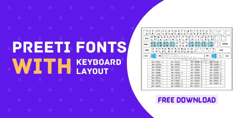 preeti font keyboard layout