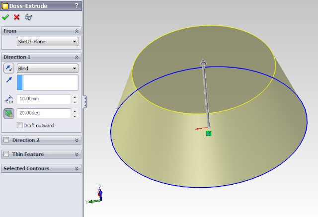 Draft Angle Function