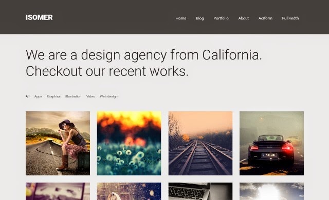 Isomer - Free WordPress Theme