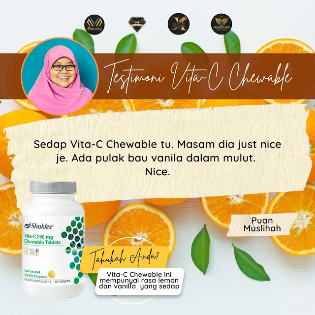 Testimoni Vita-C 250mg Chewable Tablets