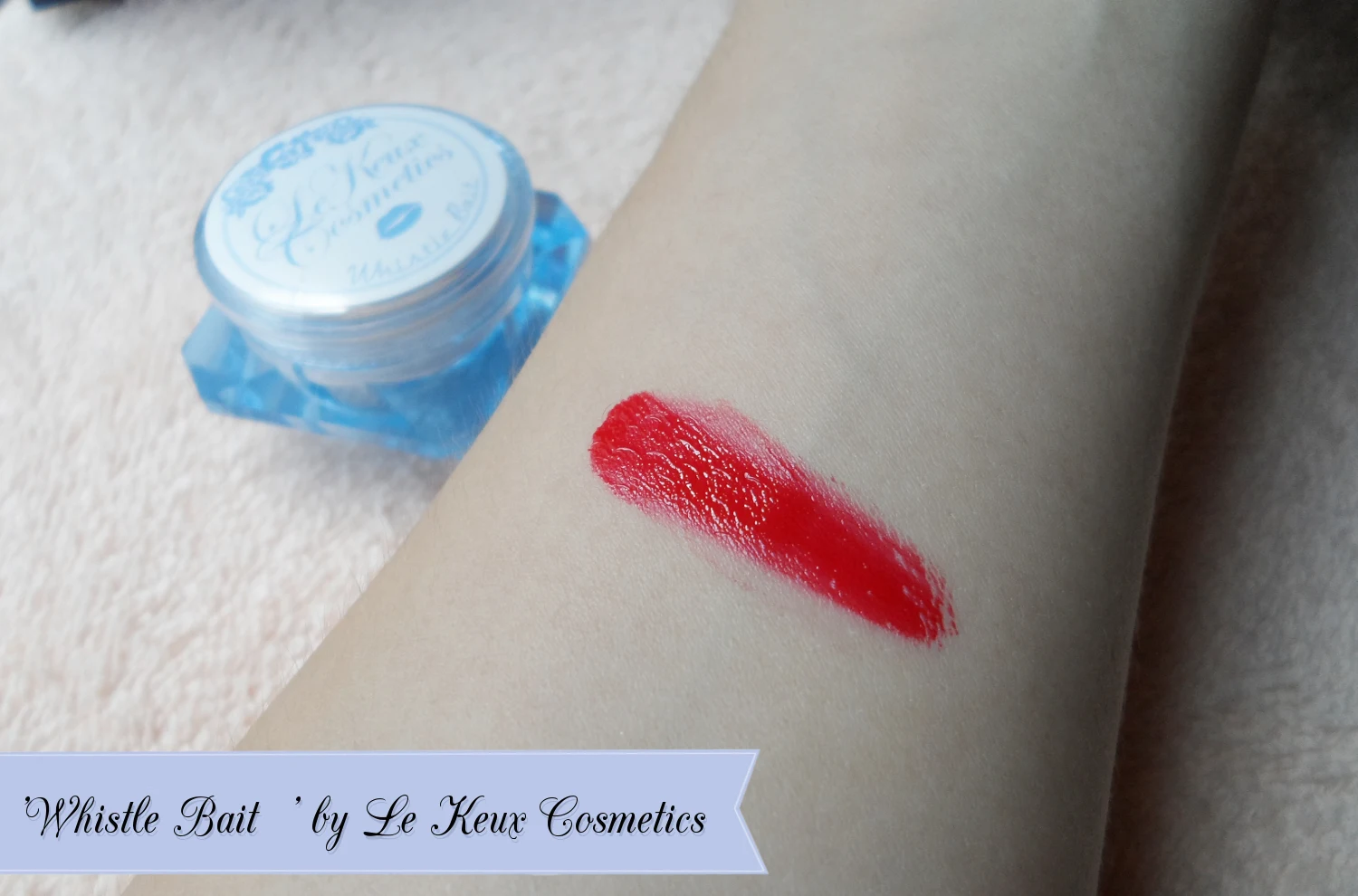 the perfect red lip look with le keux cosmetics whistle bait