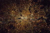 London at Night from Space