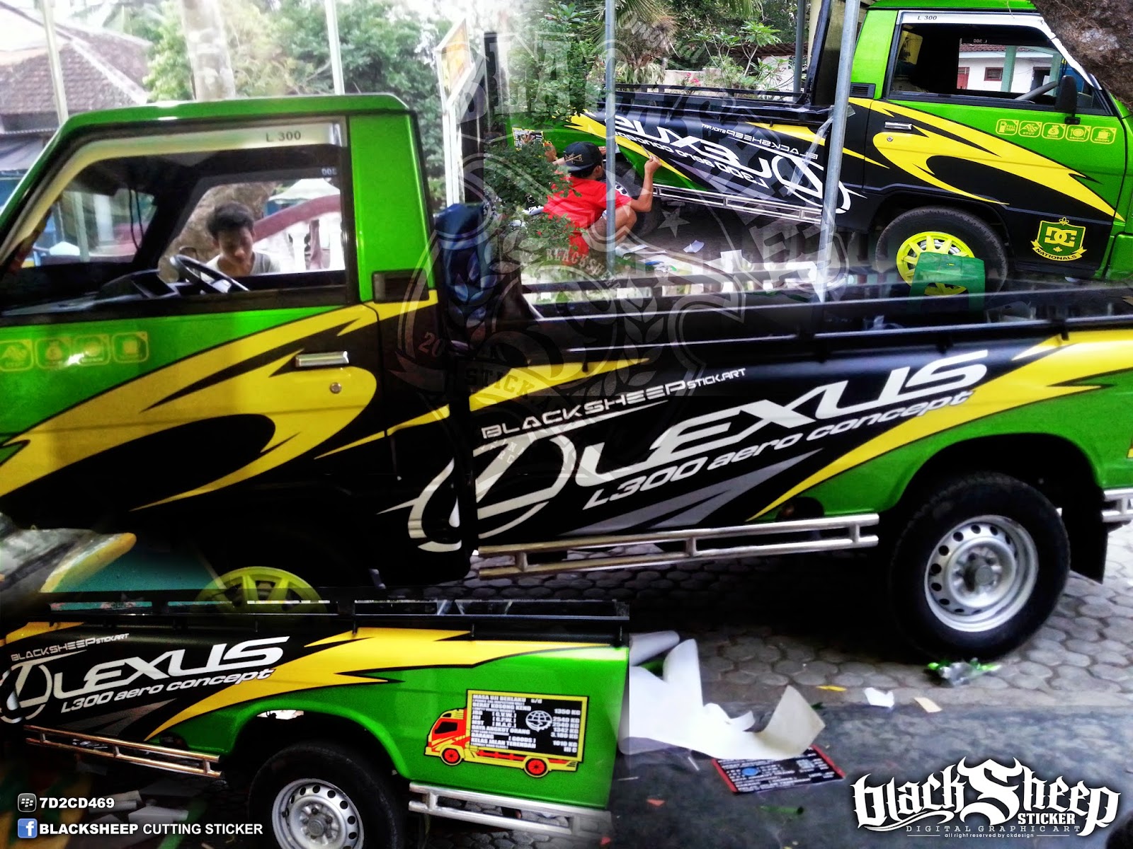 Modifikasi Cutting Sticker Mobil Fox 2019 Retromodif