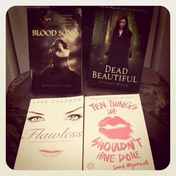 I'm listing them all here in one go Bought Blood Song by Rhiannon Hart