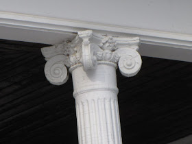 Greek revival pediment