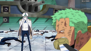 ワンピース アニメ エニエスロビー編 309話 シュウ サビサビの実| ONE PIECE Episode 309 Enies Lobby