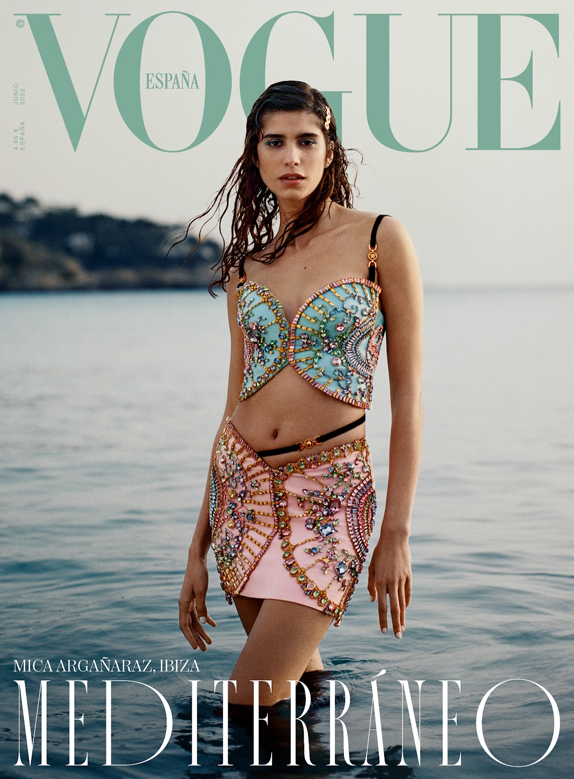 Mica Argañaraz in Vogue Espana June 2022 by Casper Kofi