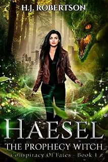Haesel - The Prophecy Witch, an urban fantasy sci-fi adventure book by H.J. Robertson - book promotion sites