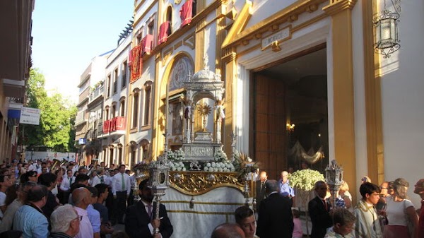 Recorrido y horario de la procesión del Corpus de la Hermandad de la Esperanza de Huelva