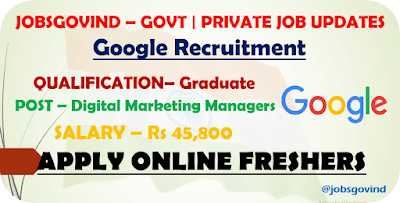 Google Recruitment 2022