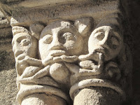 Capitel románico; Catedral de Plasencia; Plasencia; Cáceres; Extremadura; Vía de la Plata