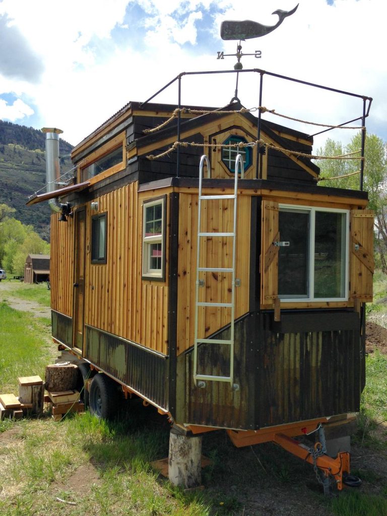 Custom Cedar Tiny Home 200 Sq Ft TINY HOUSE TOWN