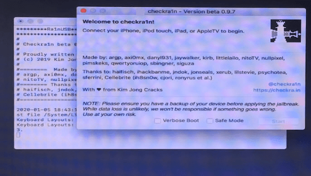 Download Ra1nUSB checkRa1n Jailbreak tool for windows